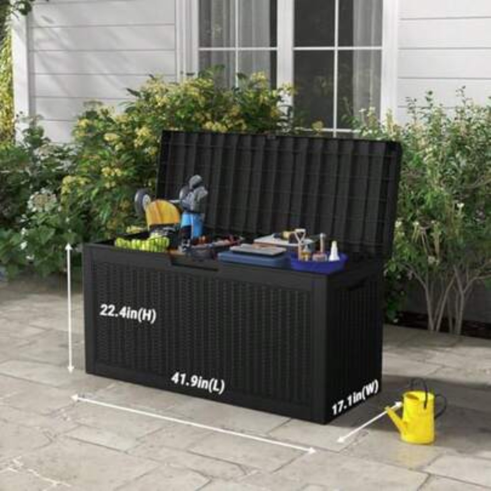 Outdoor Furniture Waterproof - Contenitore da Esterno Impermeabile con Motivo