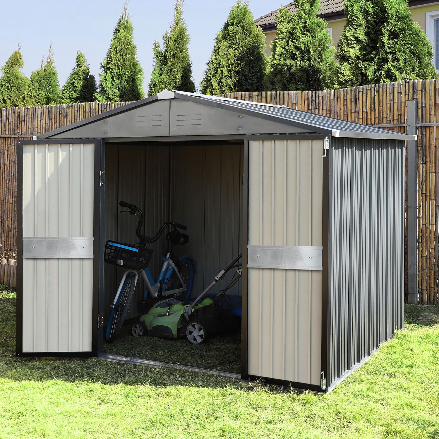 Casetta da Giardino 3x3m con D - Outdoor Furniture Metal recensione e prezzo