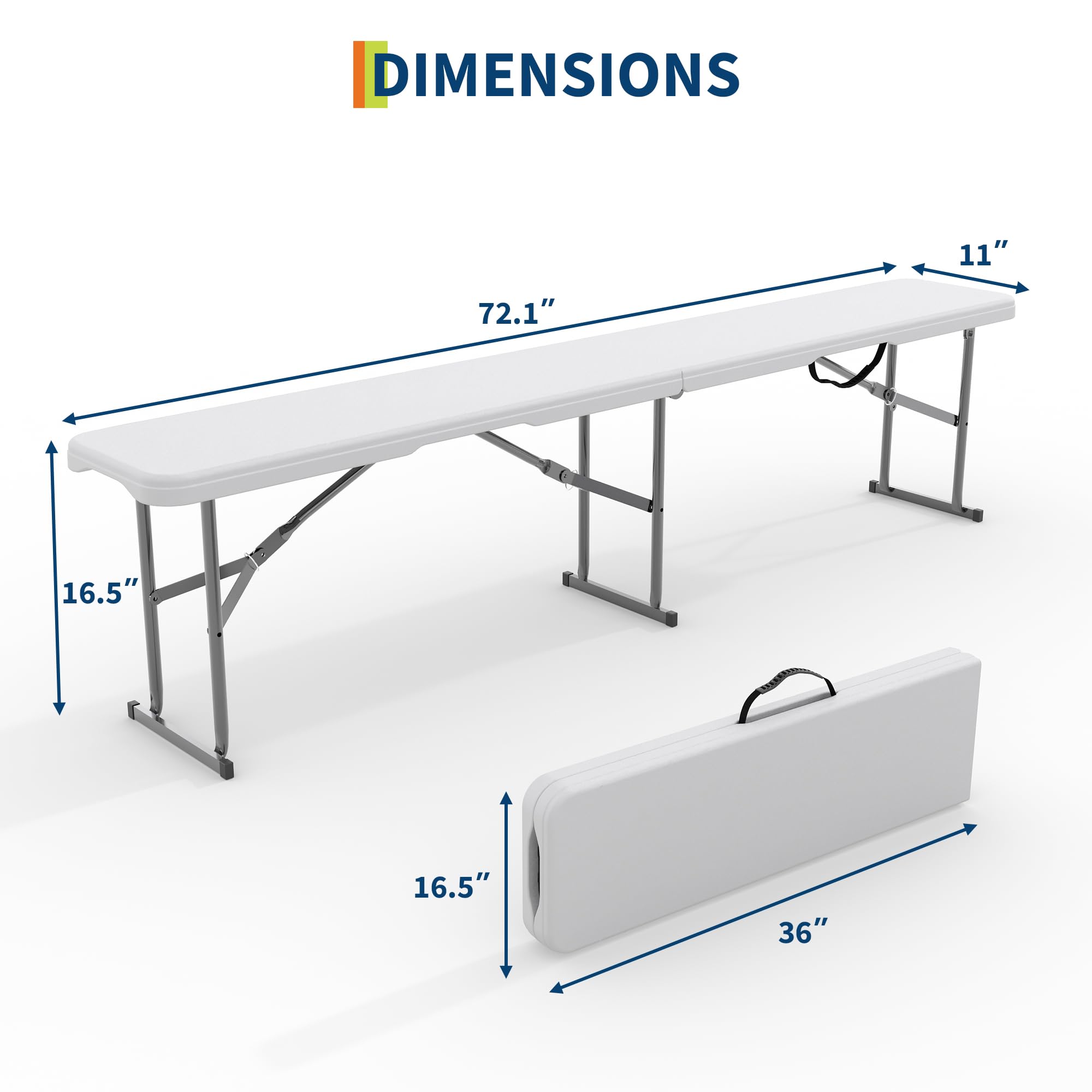 Set di 2 panche pieghevoli da  - Outdoor Furniture Diy recensione e prezzo