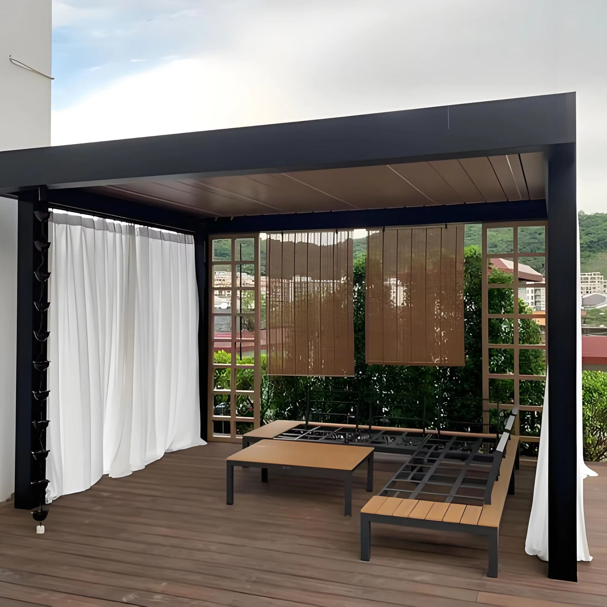 Pergola Rettangolare in Lega d - Outdoor Furniture Metal recensione e prezzo